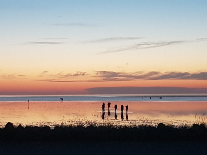 Sonnenuntergang über dem WAtt